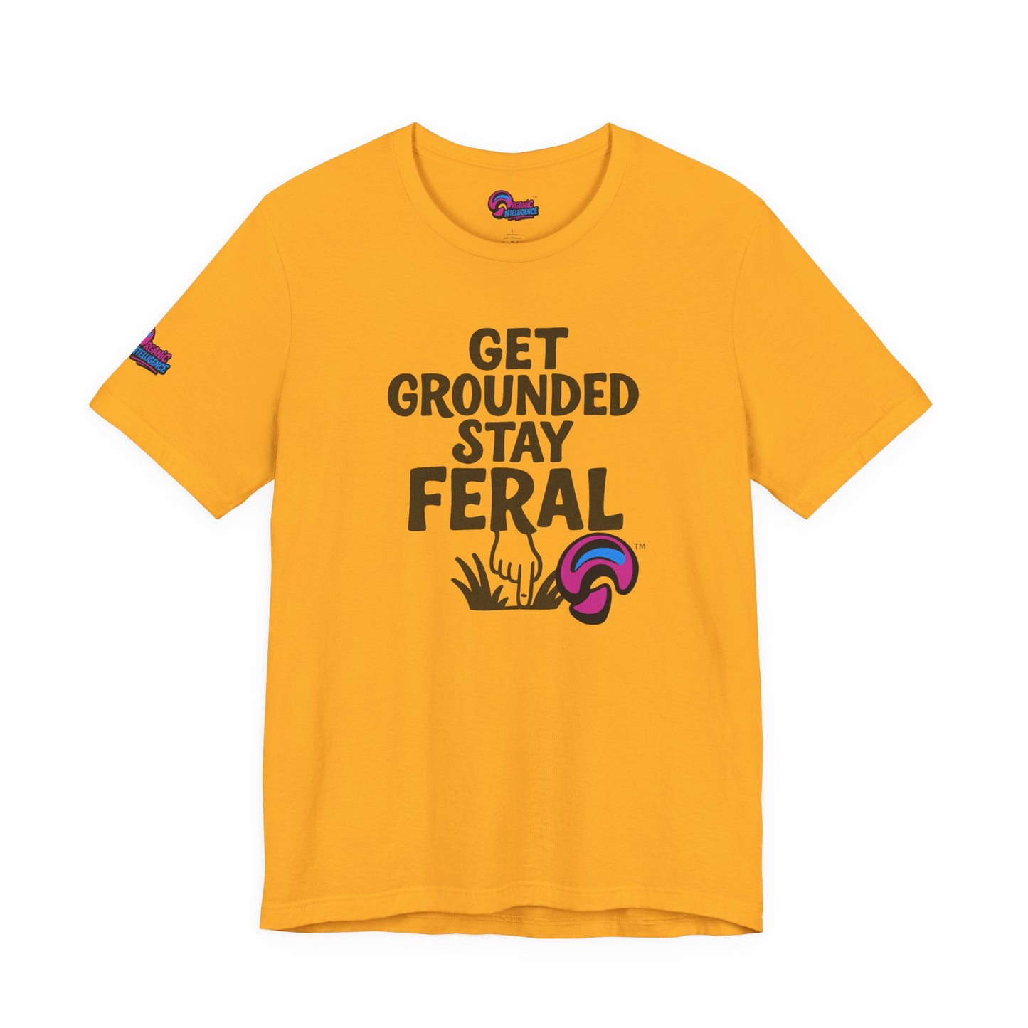 Stay Feral Tee – Wild Roots, Soft Cotton by Organic Intelligence™ Unisex Tee, Casual Shirt, Cotton T-shirt
