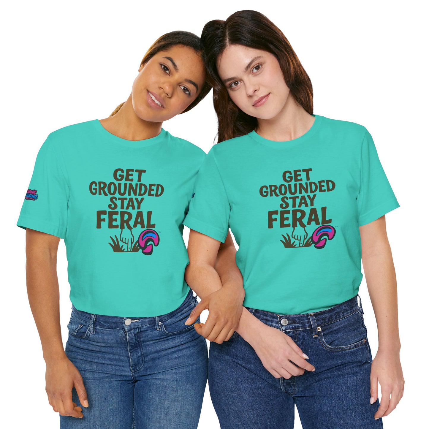 Stay Feral Tee – Wild Roots, Soft Cotton by Organic Intelligence™ Unisex Tee, Casual Shirt, Cotton T-shirt