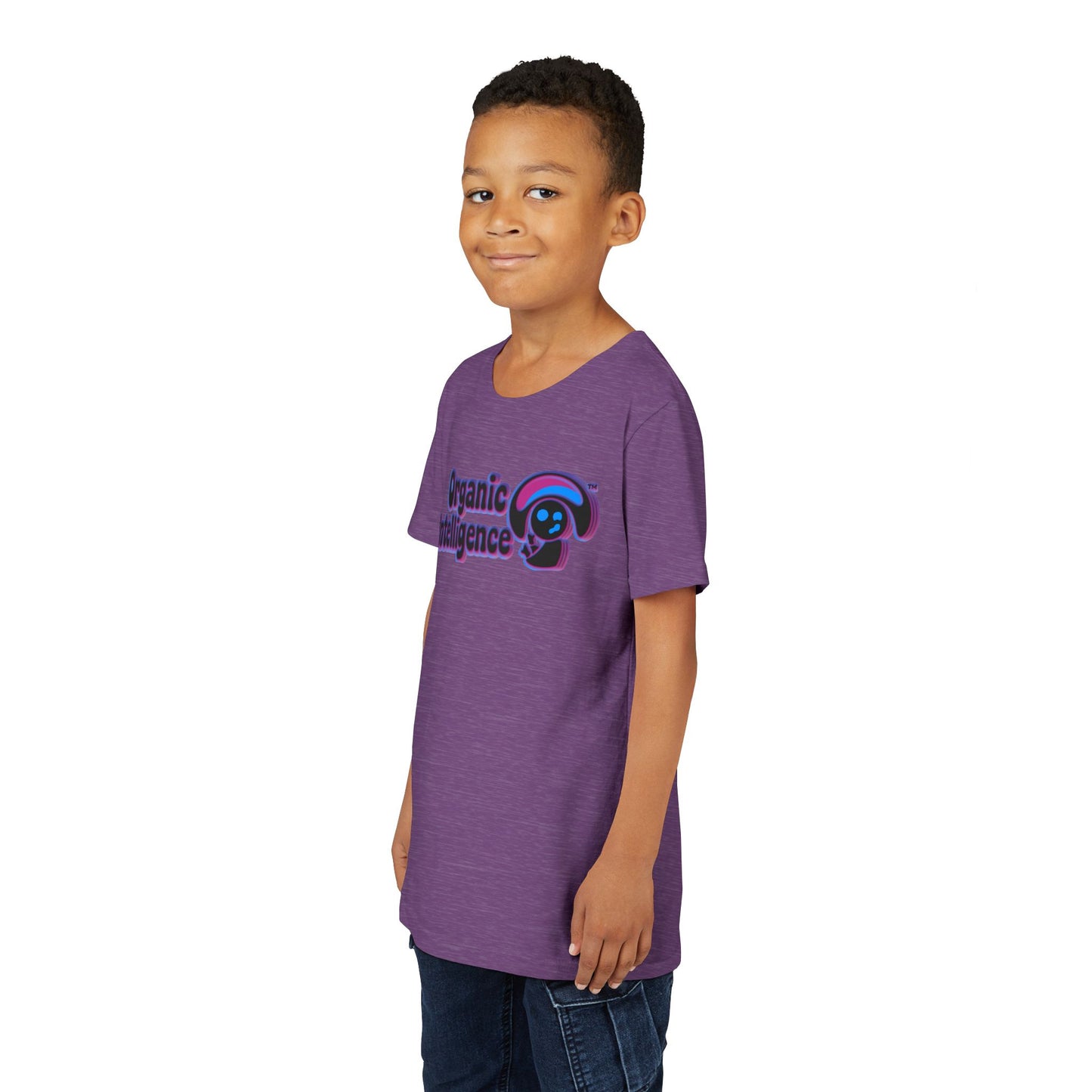 Youth Oswald Tee – Big Ideas. Small Sleeves. BY - Organic Intelligence™️ Design, Fun Kids Shirt, Trendy Youth Apparel, Unique Gift for Kids, Summer Wear