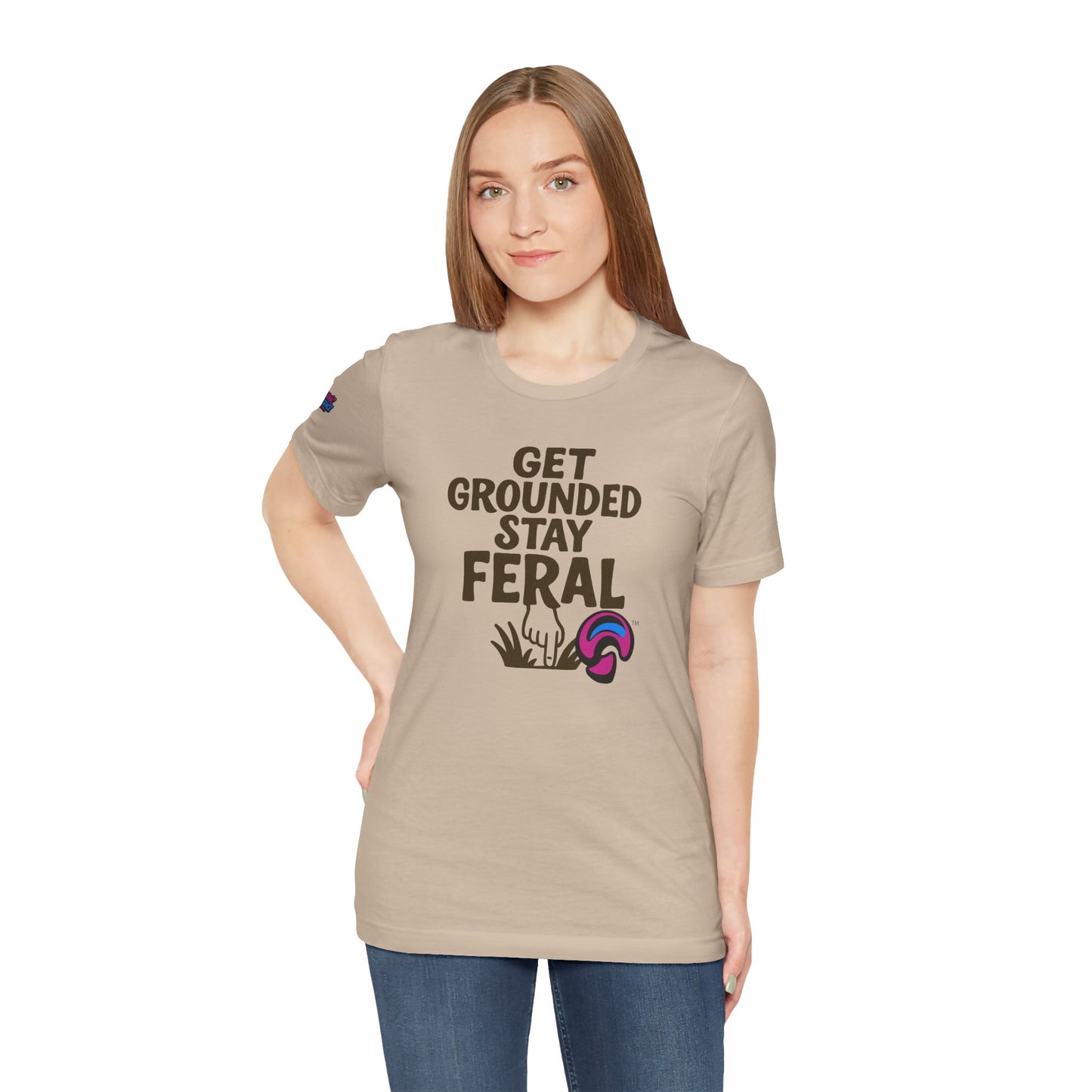 Stay Feral Tee – Wild Roots, Soft Cotton by Organic Intelligence™ Unisex Tee, Casual Shirt, Cotton T-shirt
