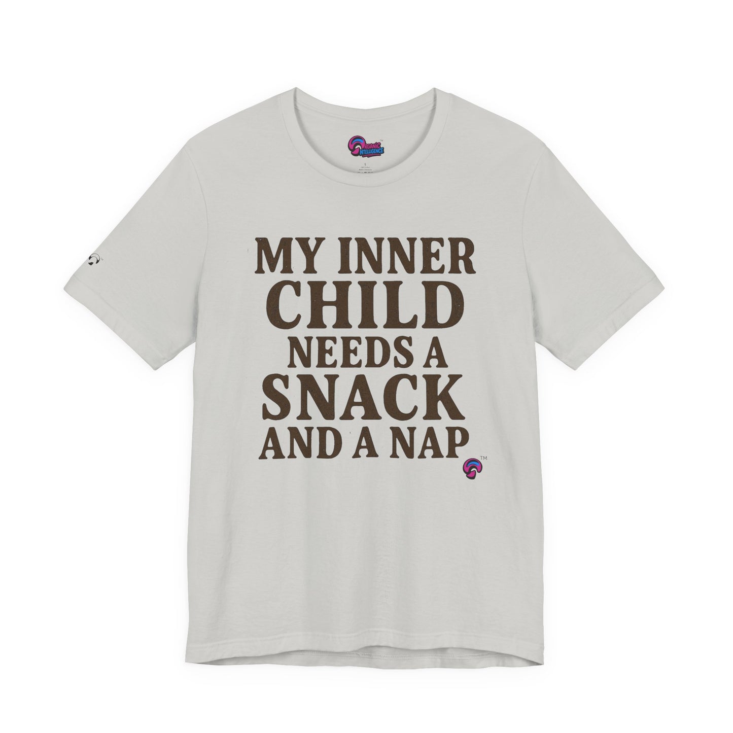 Inner Child Tee – Snack First, Healing Later by Organic Intelligence™ Unisex Tee, Casual Shirt, Cotton T-shirt