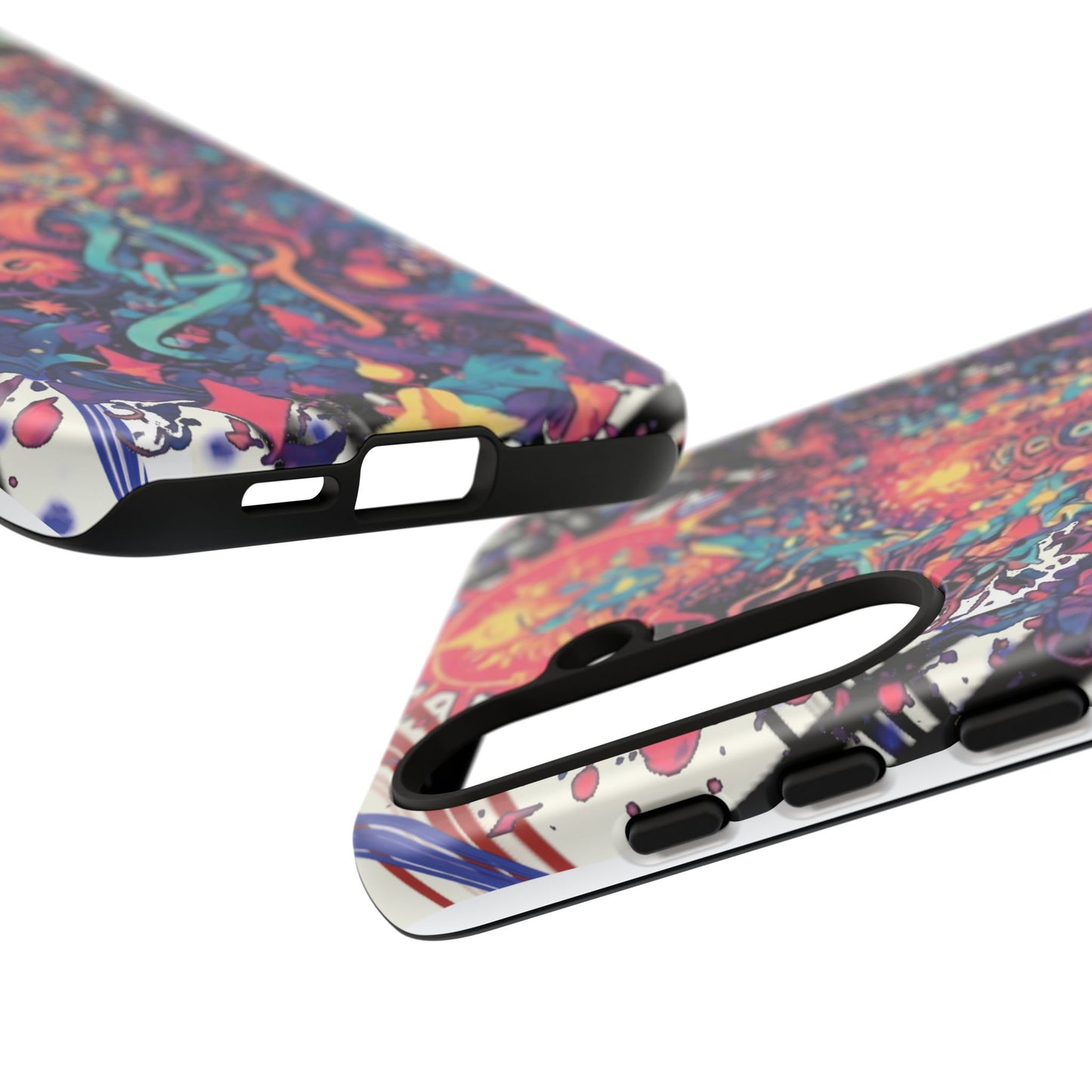 Colorful Phone Case, Unique Phone Cover, Tough Cases, Artistic Smartphone Protector, Gifts for Her