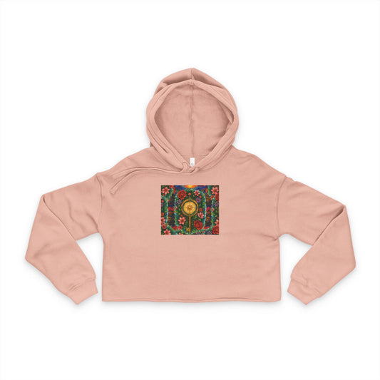Festive Women's Cropped Hoodie with Floral Design, Cute Layering Piece for Casual Wear, Perfect Gift for Holidays, Trendy Hoodie for [...]
