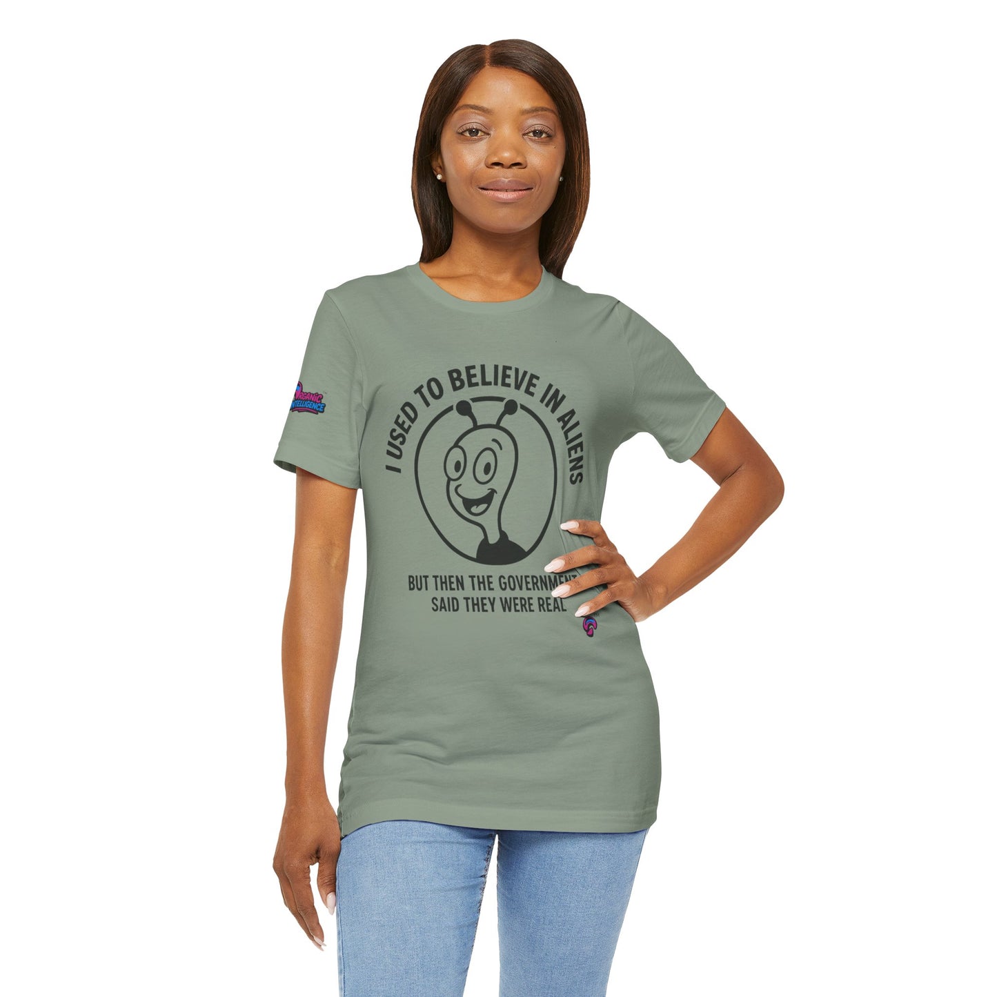 I Used to Believe in Aliens" Tee by Organic Intelligence™ Unisex Tee, Casual Shirt, Soft Cotton T-shirt