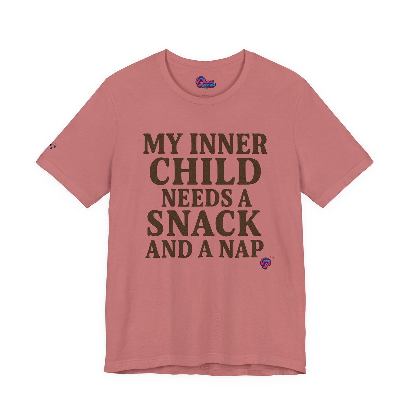 Inner Child Tee – Snack First, Healing Later by Organic Intelligence™ Unisex Tee, Casual Shirt, Cotton T-shirt