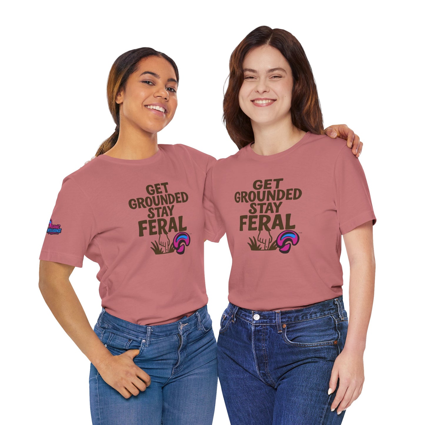 Stay Feral Tee – Wild Roots, Soft Cotton by Organic Intelligence™ Unisex Tee, Casual Shirt, Cotton T-shirt