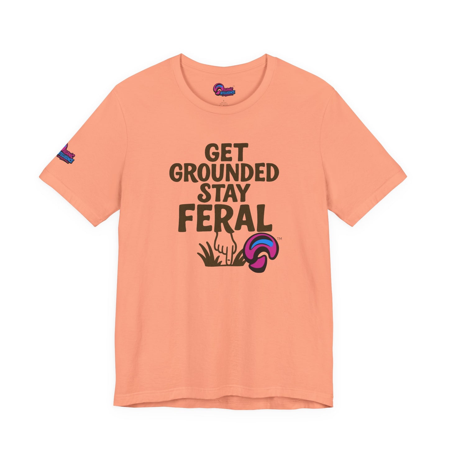 Stay Feral Tee – Wild Roots, Soft Cotton by Organic Intelligence™ Unisex Tee, Casual Shirt, Cotton T-shirt