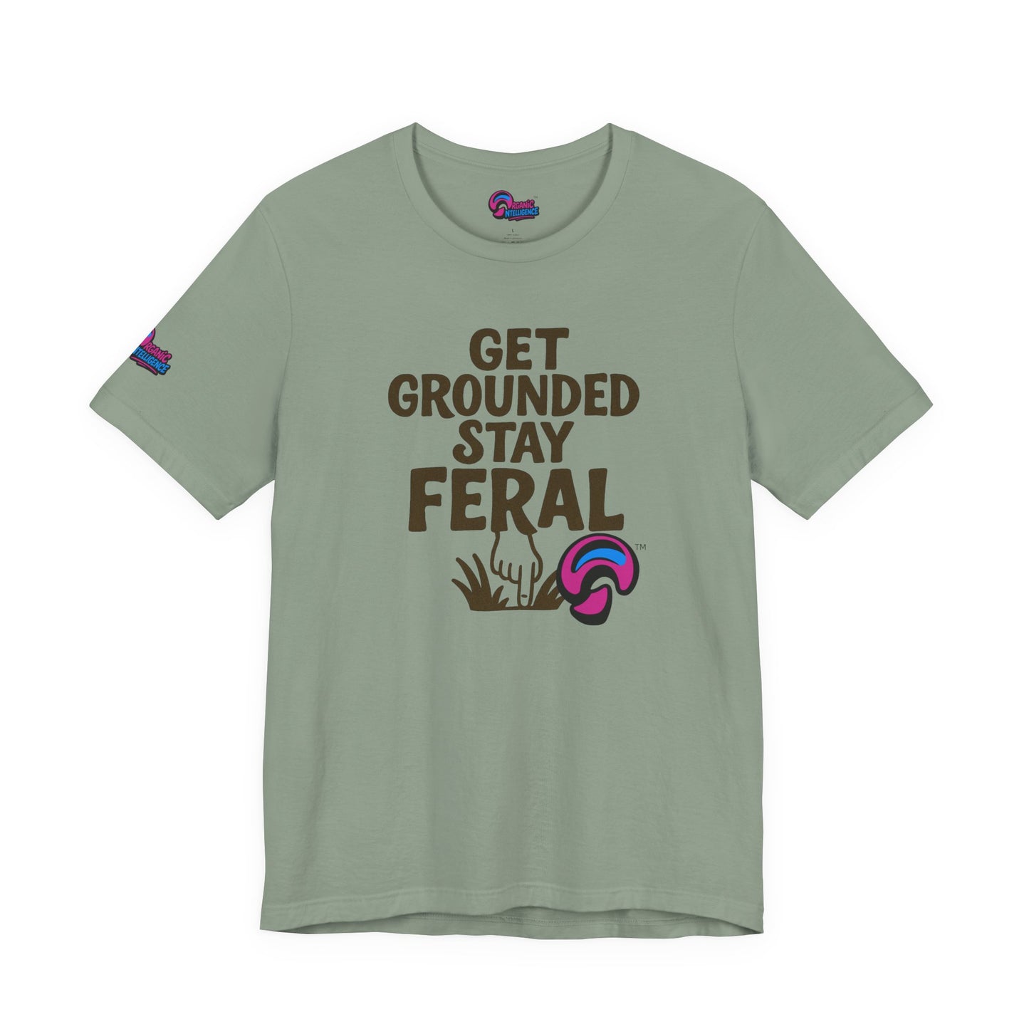 Stay Feral Tee – Wild Roots, Soft Cotton by Organic Intelligence™ Unisex Tee, Casual Shirt, Cotton T-shirt
