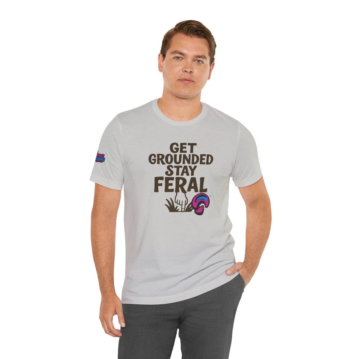 Stay Feral Tee – Wild Roots, Soft Cotton by Organic Intelligence™ Unisex Tee, Casual Shirt, Cotton T-shirt