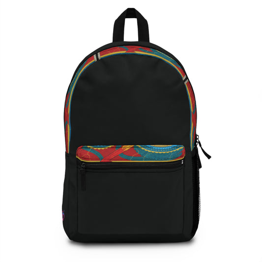 Emblem Tradition Backpack – by Organic Intelligence Vibrant Graphic Backpack for School and Travel, Stylish Book Bag, Trendy Daypack, Lightweight Carryall, Perfect Gift for Students