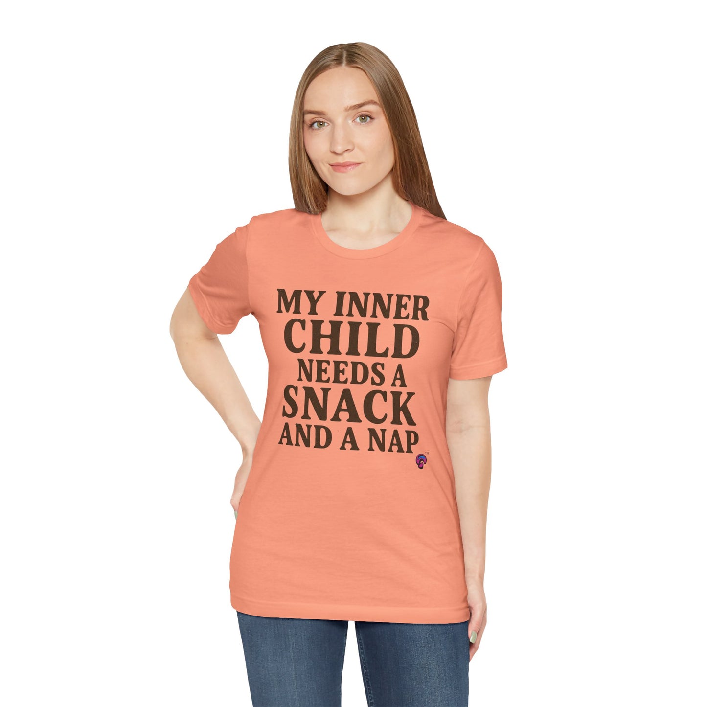 Inner Child Tee – Snack First, Healing Later by Organic Intelligence™ Unisex Tee, Casual Shirt, Cotton T-shirt