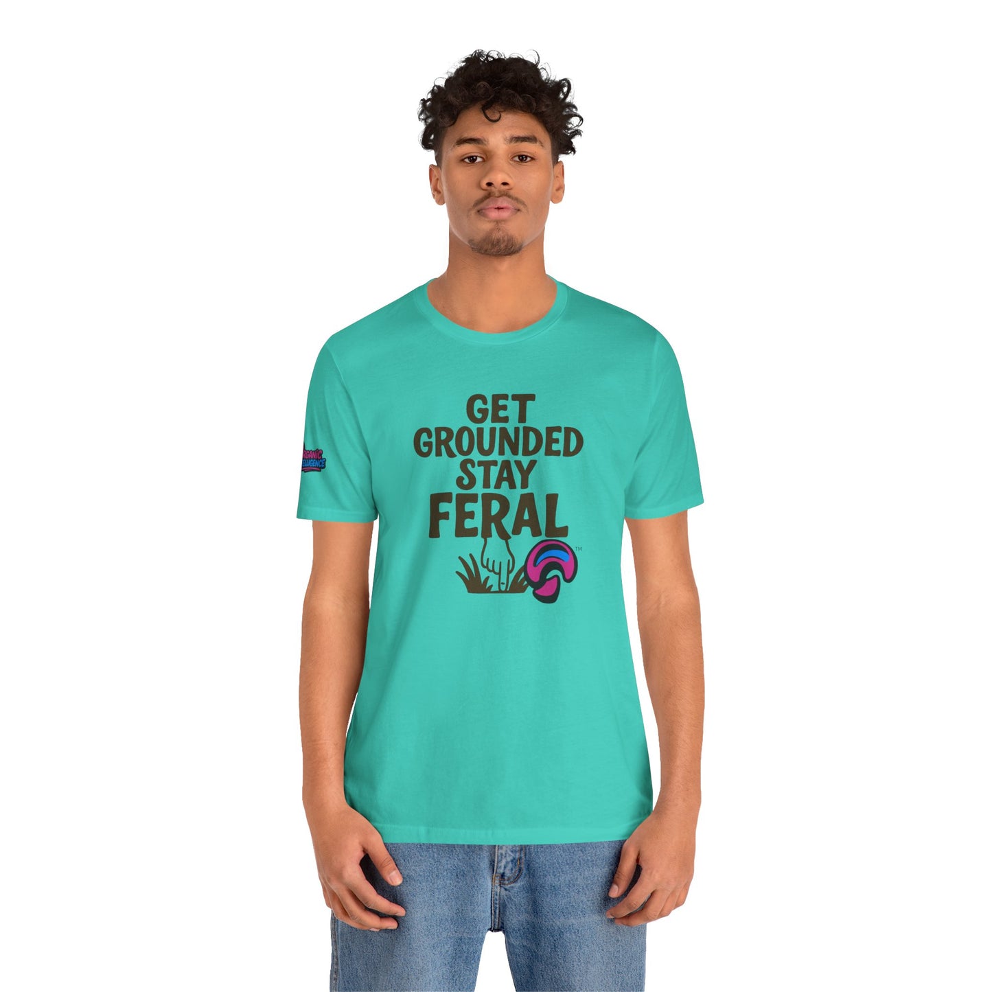Stay Feral Tee – Wild Roots, Soft Cotton by Organic Intelligence™ Unisex Tee, Casual Shirt, Cotton T-shirt