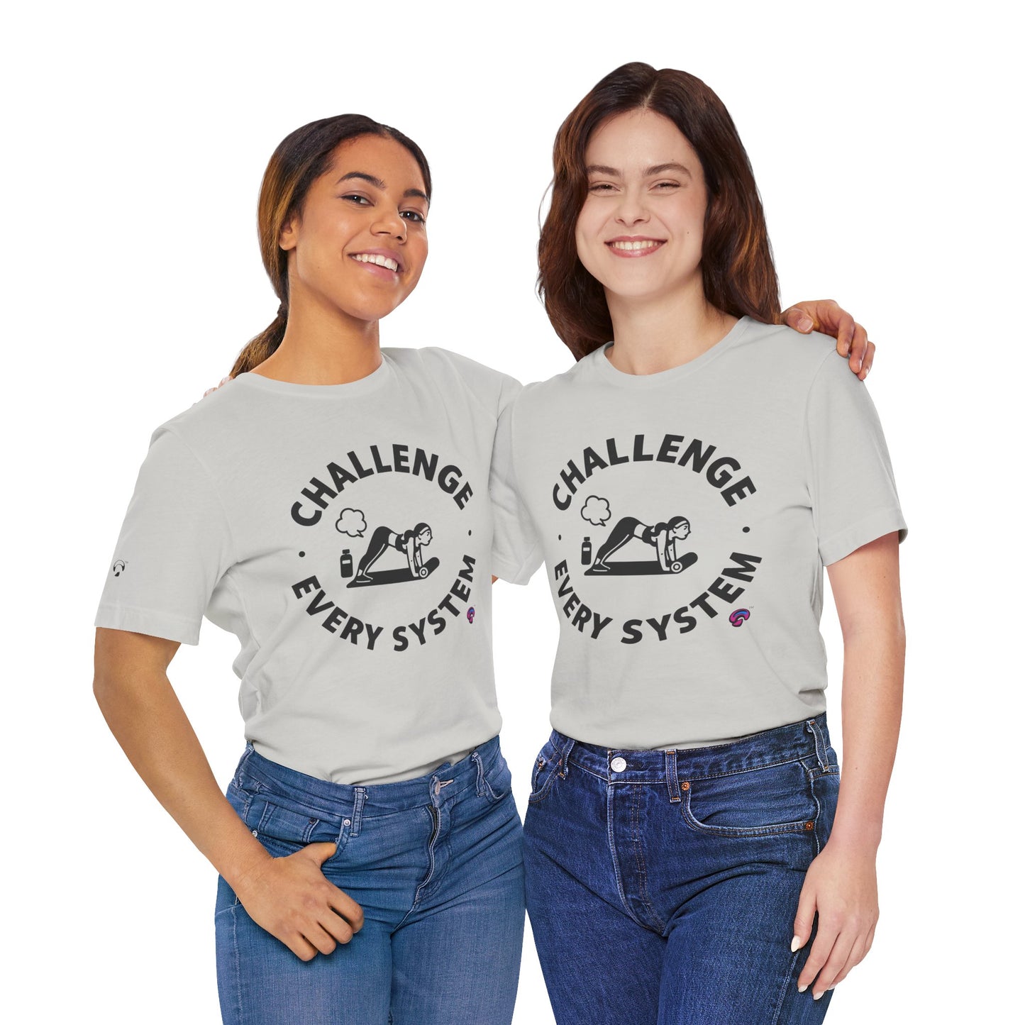 'Challenge Every System' by Organic Intelligence™ Unisex Tee, Casual Shirt, Cotton T-shirt
