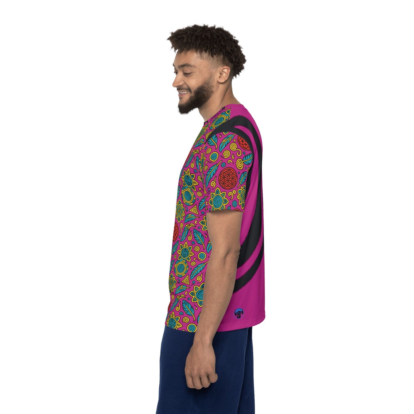 'Feather Protector' : Honor Blossom Edition- Men's Sports Jersey with Unique AOP Design - Perfect for Athletes, Casual Wear, Sport Events, Gifts for Him, Weekend Wear