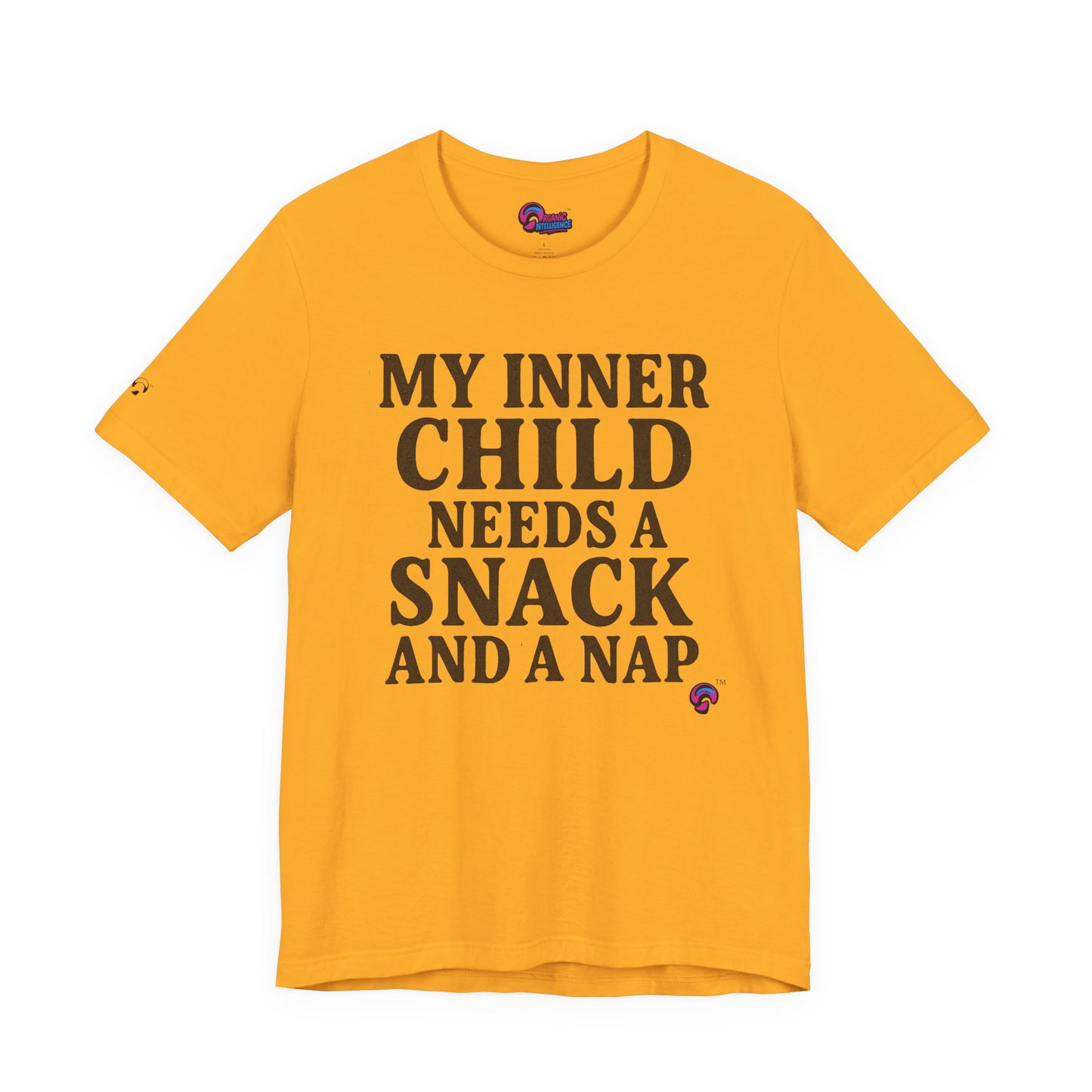 Inner Child Tee – Snack First, Healing Later by Organic Intelligence™ Unisex Tee, Casual Shirt, Cotton T-shirt