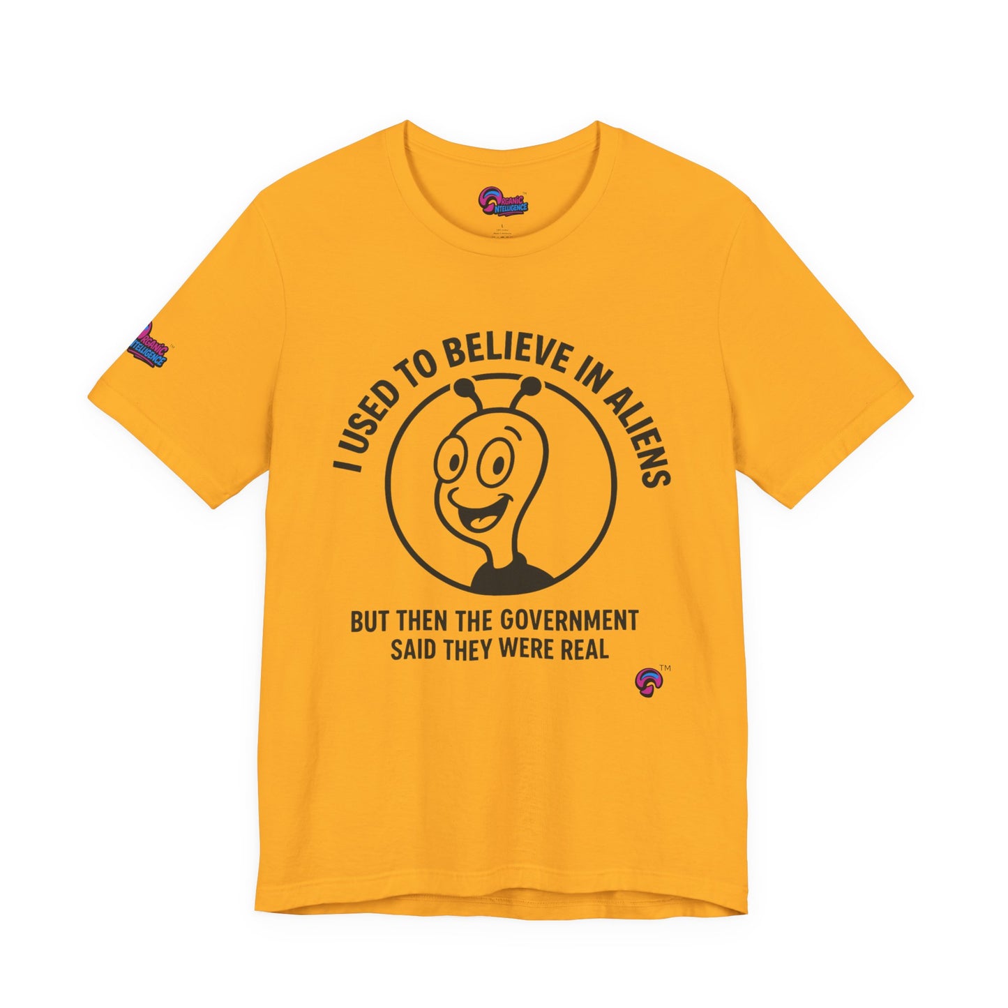 I Used to Believe in Aliens" Tee by Organic Intelligence™ Unisex Tee, Casual Shirt, Soft Cotton T-shirt