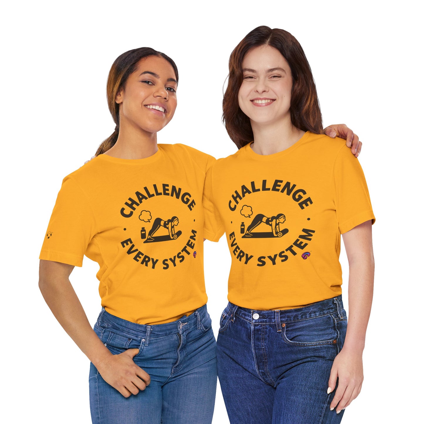 'Challenge Every System' by Organic Intelligence™ Unisex Tee, Casual Shirt, Cotton T-shirt