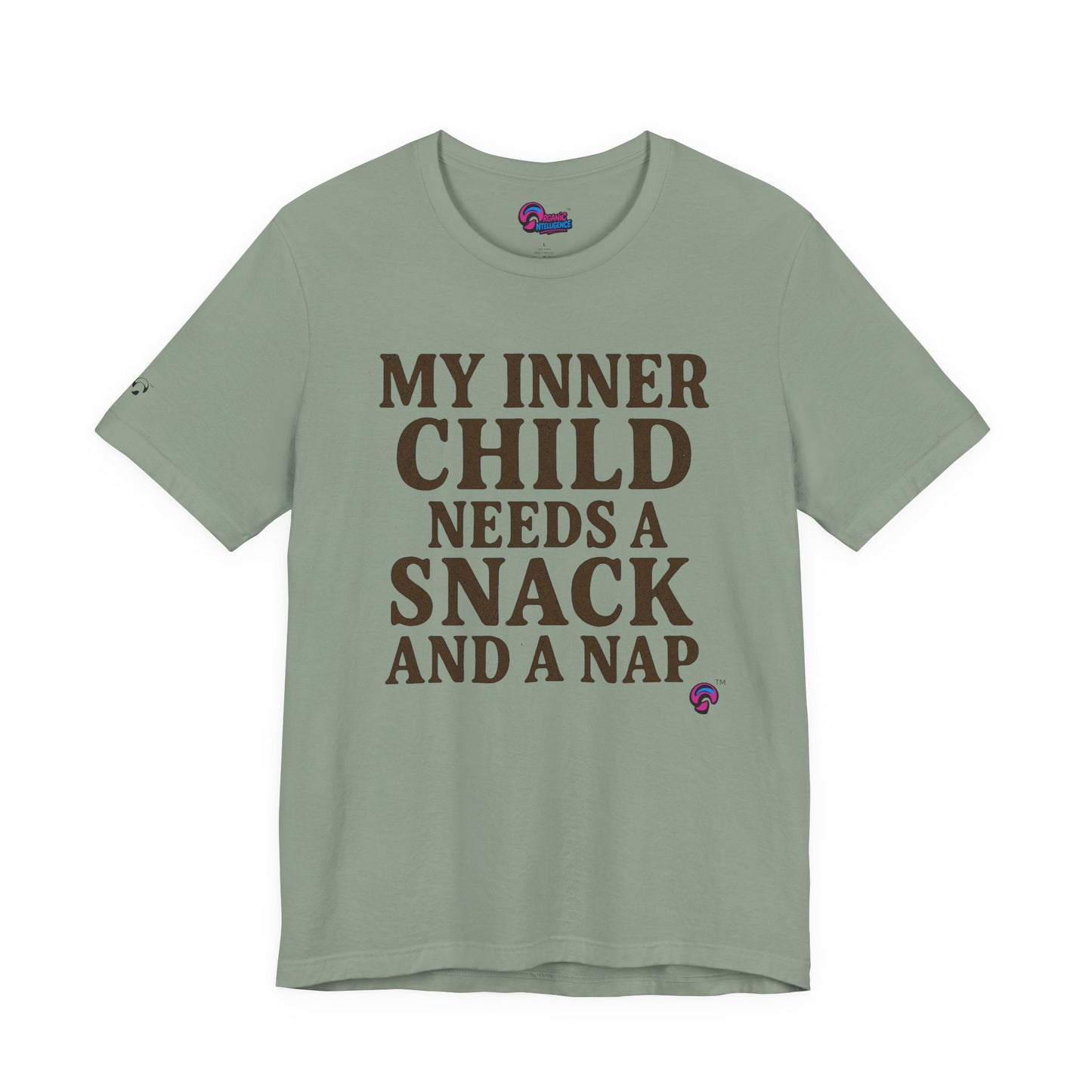 Inner Child Tee – Snack First, Healing Later by Organic Intelligence™ Unisex Tee, Casual Shirt, Cotton T-shirt