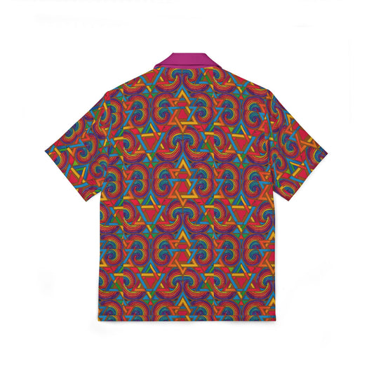 Vibrant Men's Hawaiian Camp Shirt, Perfect for Beach Days, Summer BBQs, Luau Parties, Travel, Relaxation
