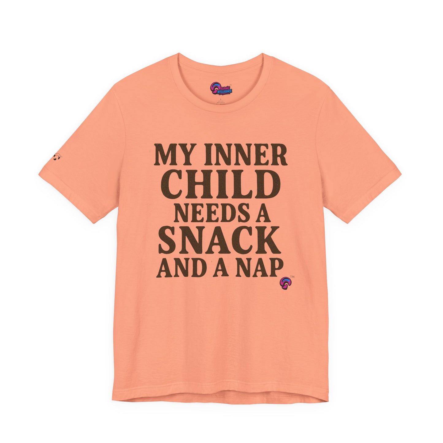 Inner Child Tee – Snack First, Healing Later by Organic Intelligence™ Unisex Tee, Casual Shirt, Cotton T-shirt