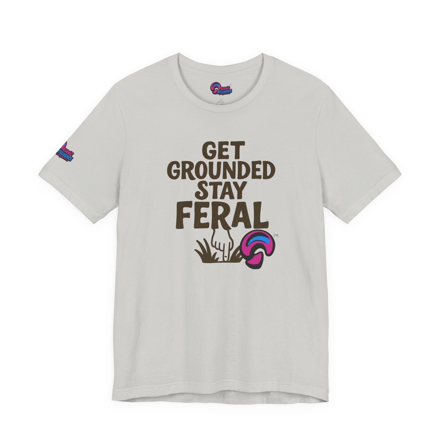 Stay Feral Tee – Wild Roots, Soft Cotton by Organic Intelligence™ Unisex Tee, Casual Shirt, Cotton T-shirt