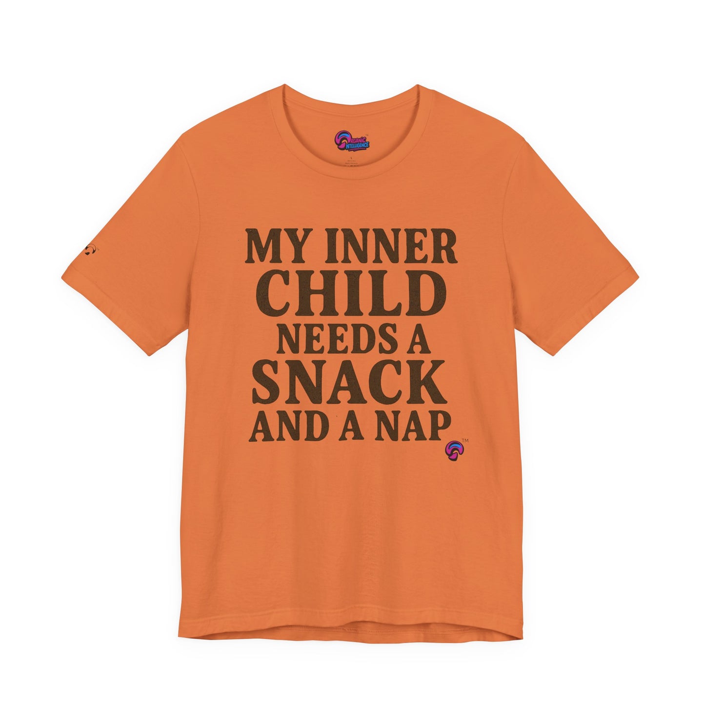Inner Child Tee – Snack First, Healing Later by Organic Intelligence™ Unisex Tee, Casual Shirt, Cotton T-shirt