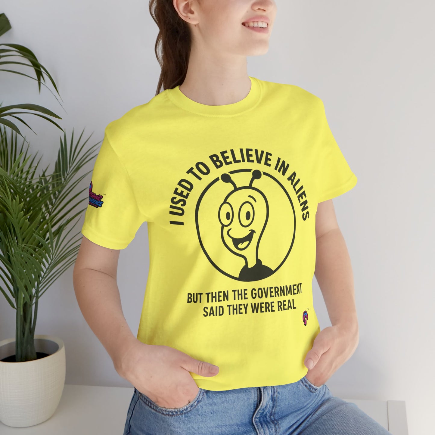 I Used to Believe in Aliens" Tee by Organic Intelligence™ Unisex Tee, Casual Shirt, Soft Cotton T-shirt